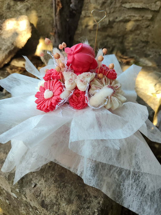 Bouquet Fille avec Fleurs
