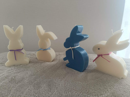 Lot de 4 lapins Paques