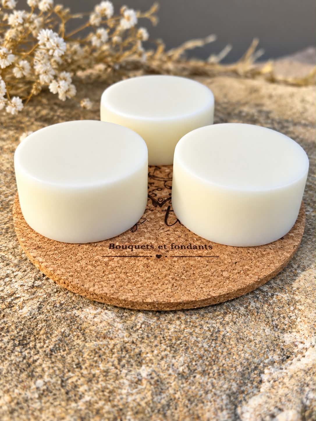 Fondants parfumés artisanaux en cire végétale de colza, parfums de Grasse – L’Âme Tendre