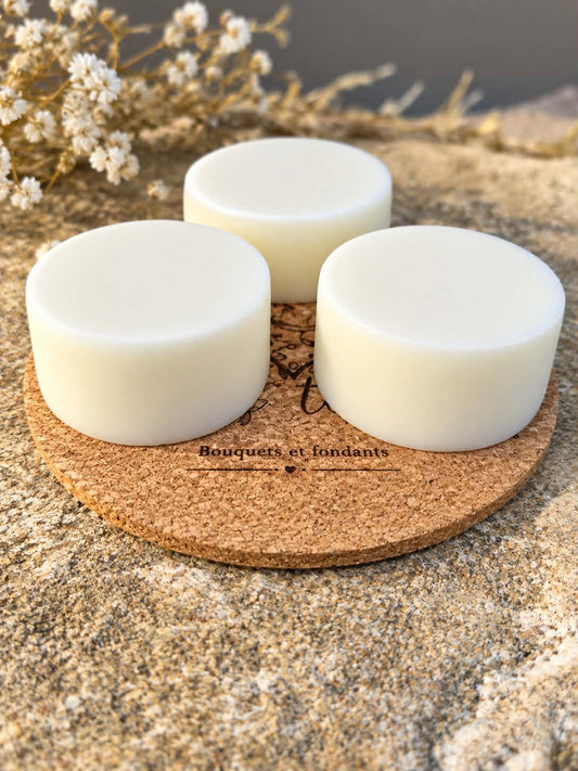 Fondants parfumés artisanaux en cire végétale de colza, parfums de Grasse – L’Âme Tendre