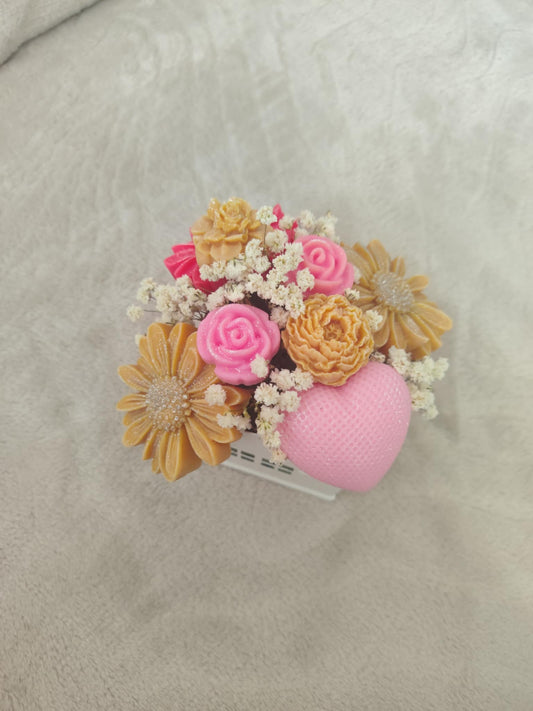 Bouquet Floral Coeur+Marguerite